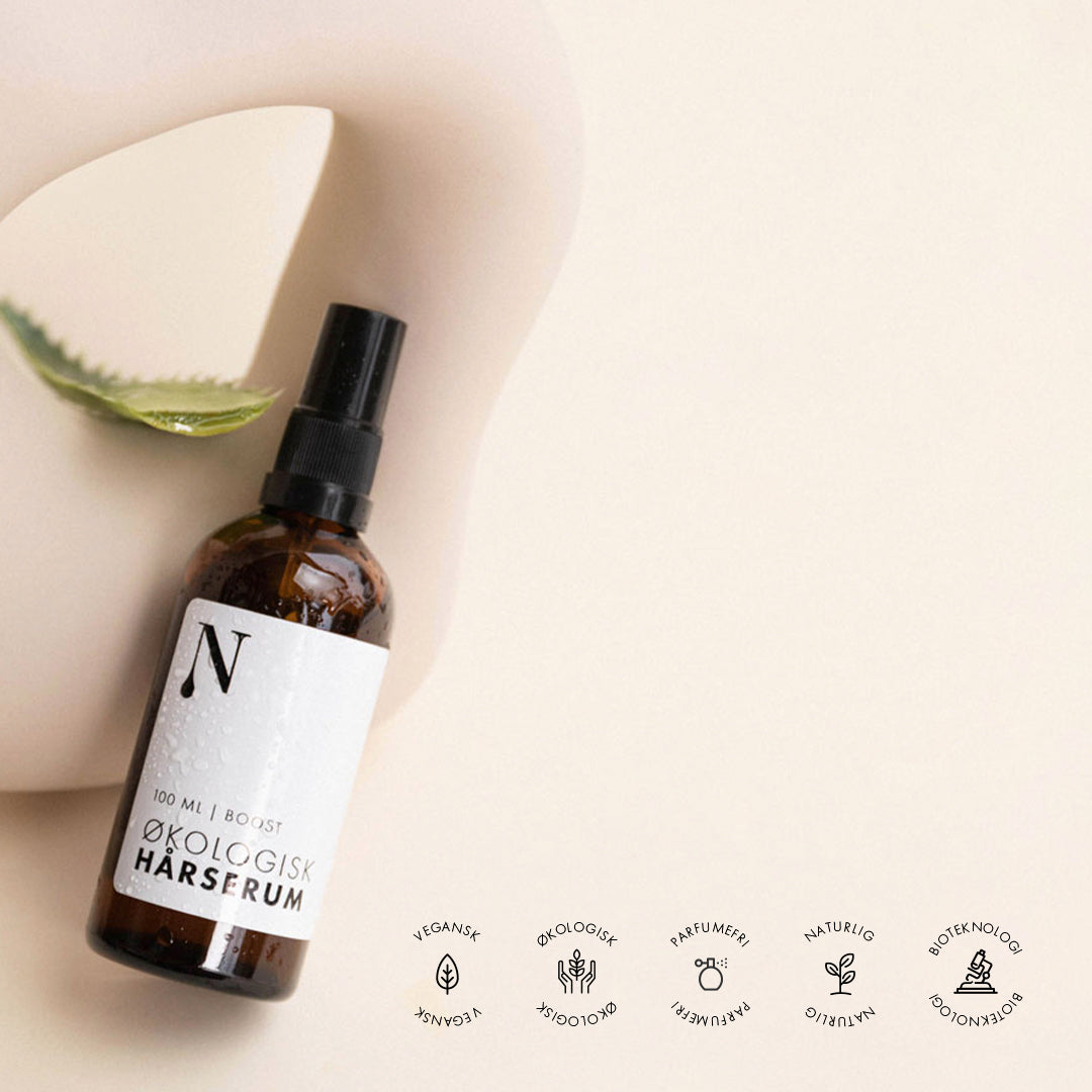 Økologisk Boost hårserum - 100 ml.